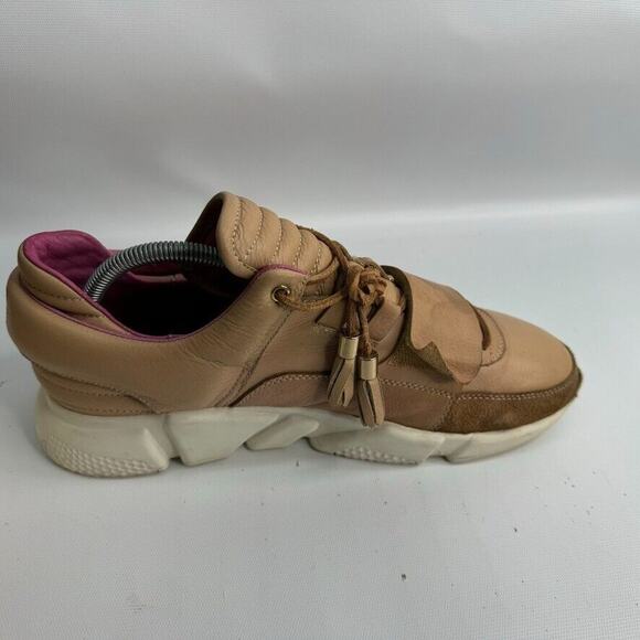 FBCC Valedictorian VV1 Patchwork Tan‎ Pink size 11 AS/IS READ - Picture 7 of 10